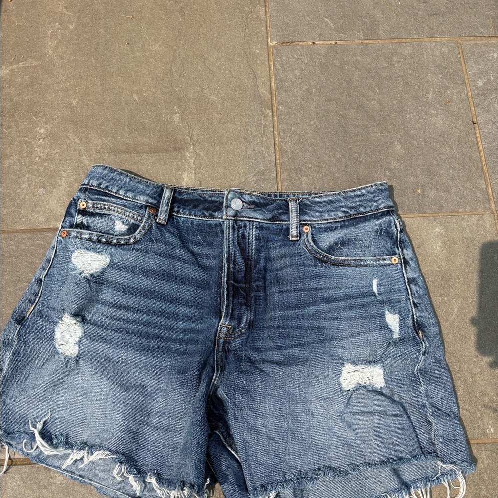 Distressed Denim Women Shorts